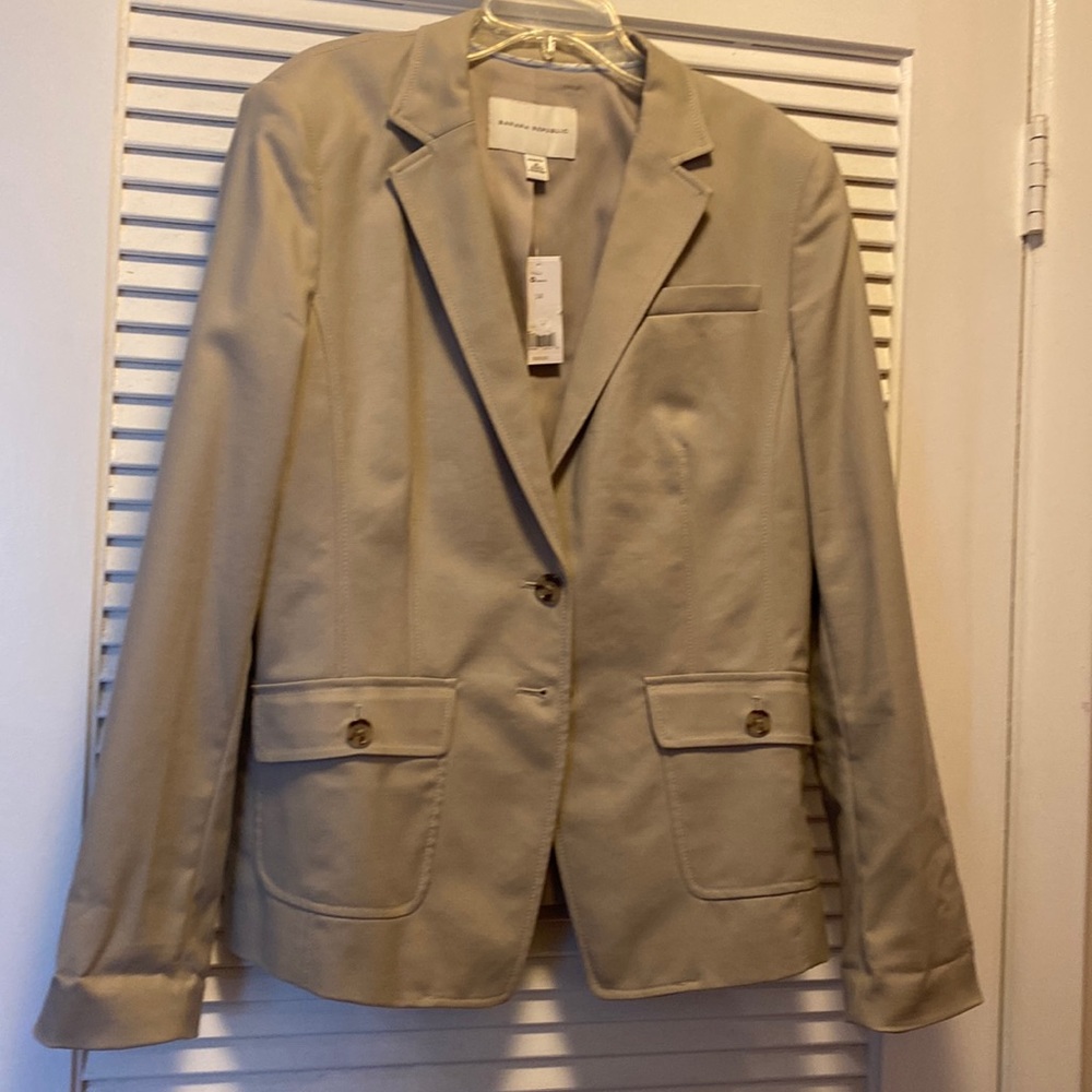 Brand new banana republic women’s stretch cotton blazer